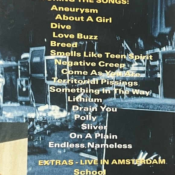 Nirvana live tonight sold out dvd,  with info page and a Nirvana Ring tone add. - Picture 6 of 10